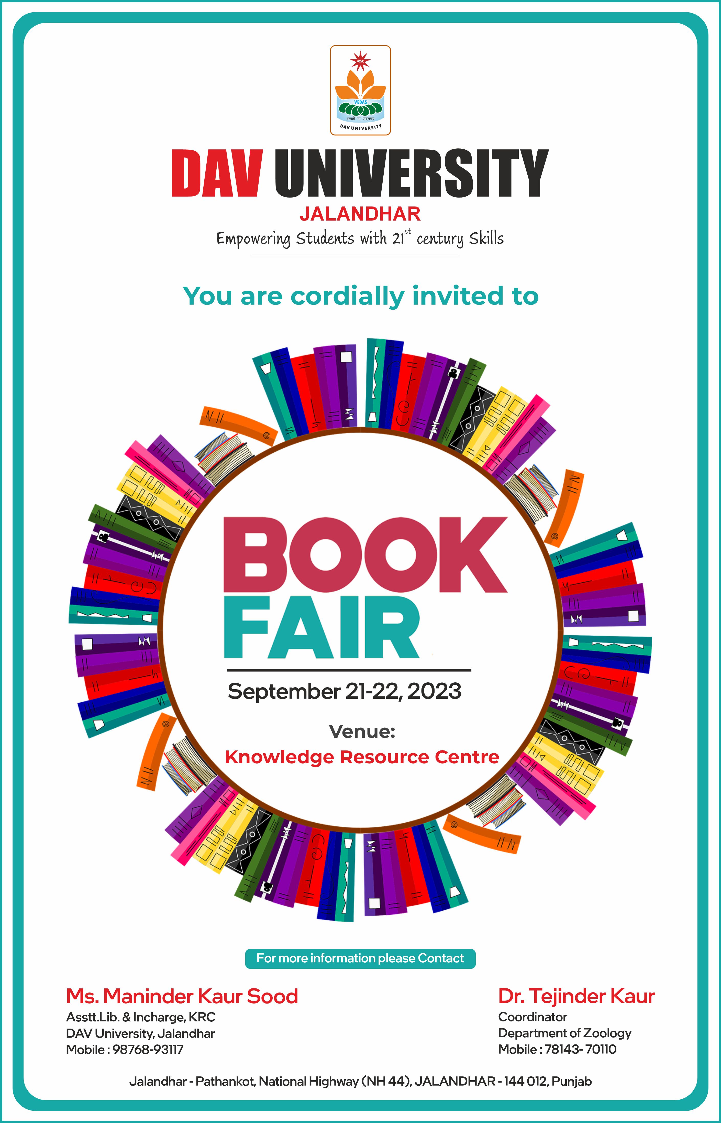 Invitation For Book Fair